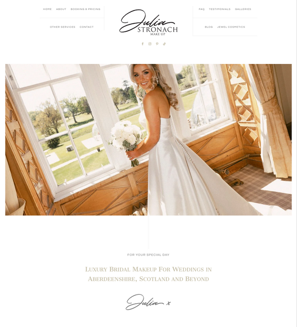 Julia Stronach MUA website Julia Stronach MUA website