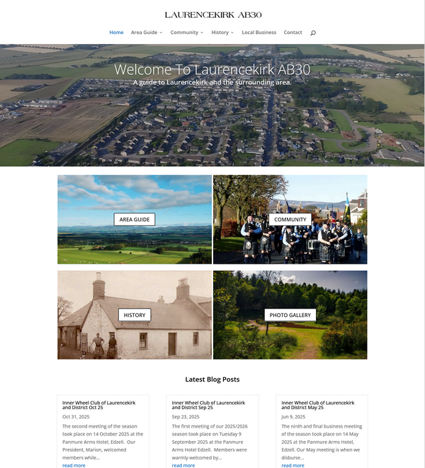Laurencekirk AB30 community website Laurencekirk AB30 community website